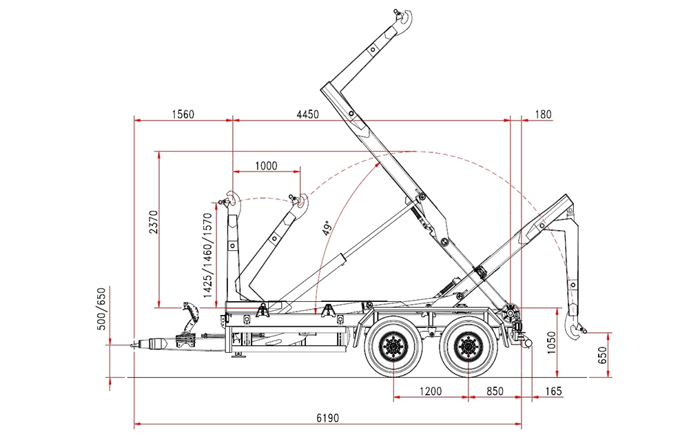 Porte-caissons 10-16 schema